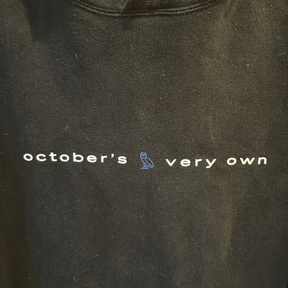 EUC black OVO October’s Very Own long sleeve spellout hoodie - Picture 2 of 6